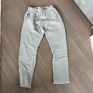 grey talentless straight leg sweatpants